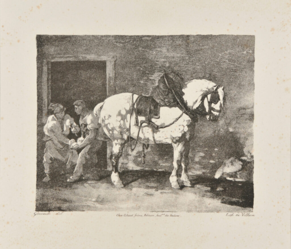 Cheval que l’on ferre