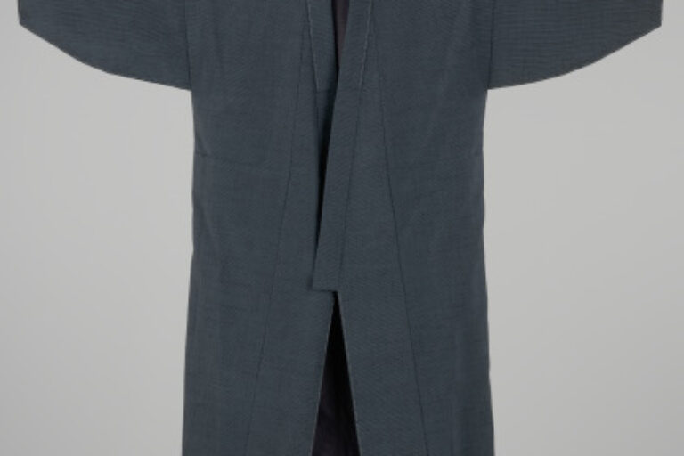 Western Man’s Gray-blue Kimono