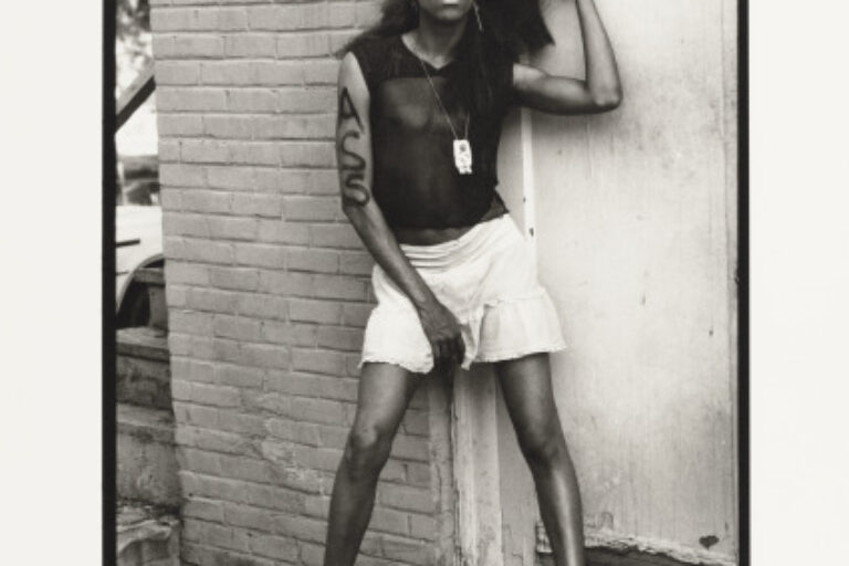 RUPAUL OUTSIDE HIS APARTMENT BUILDING, FROM THE “BAD ASS” PHOTO SHOOT, ATLANTA, 1986