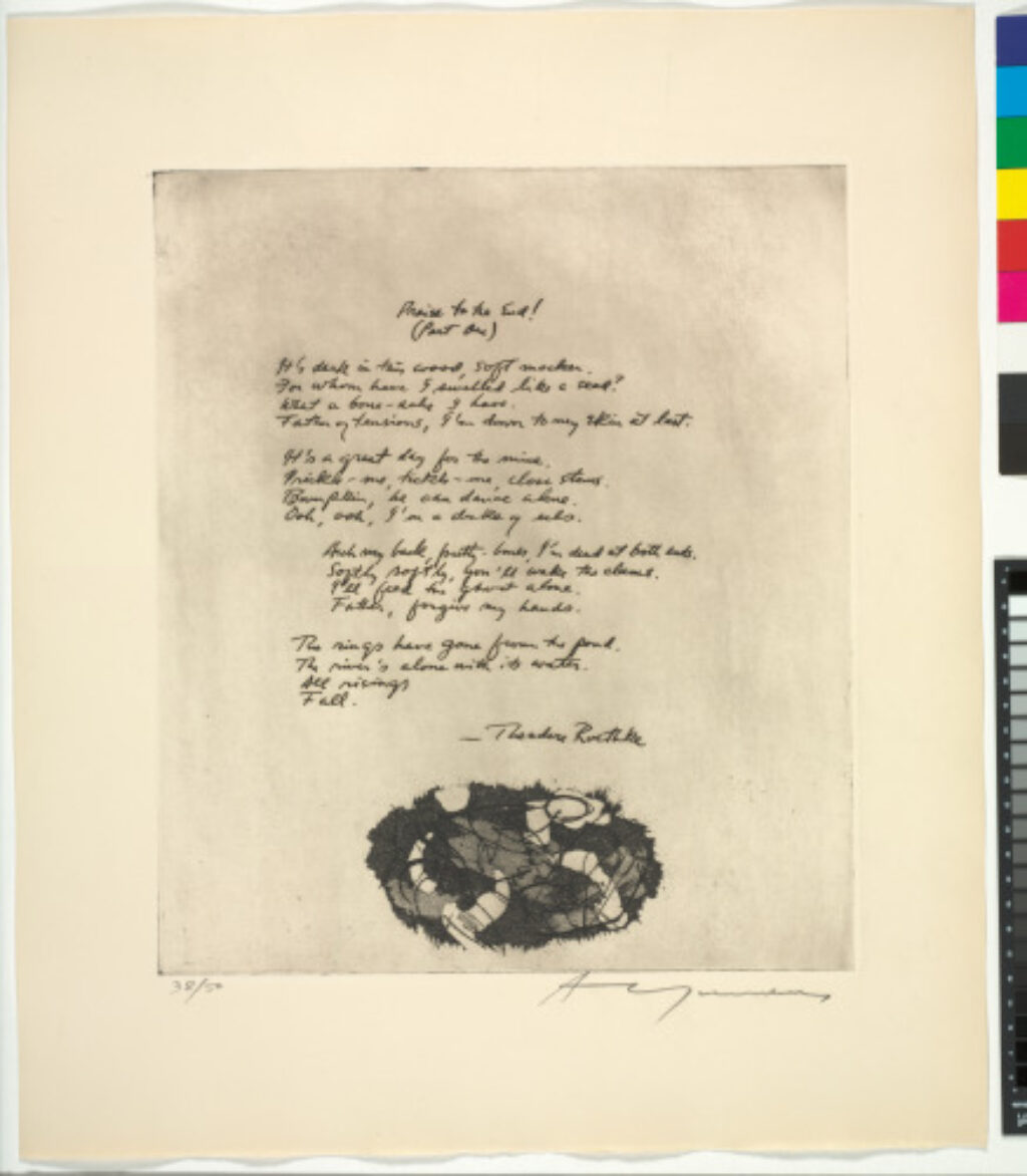 From the portfolio “21 Etchings and Poems”