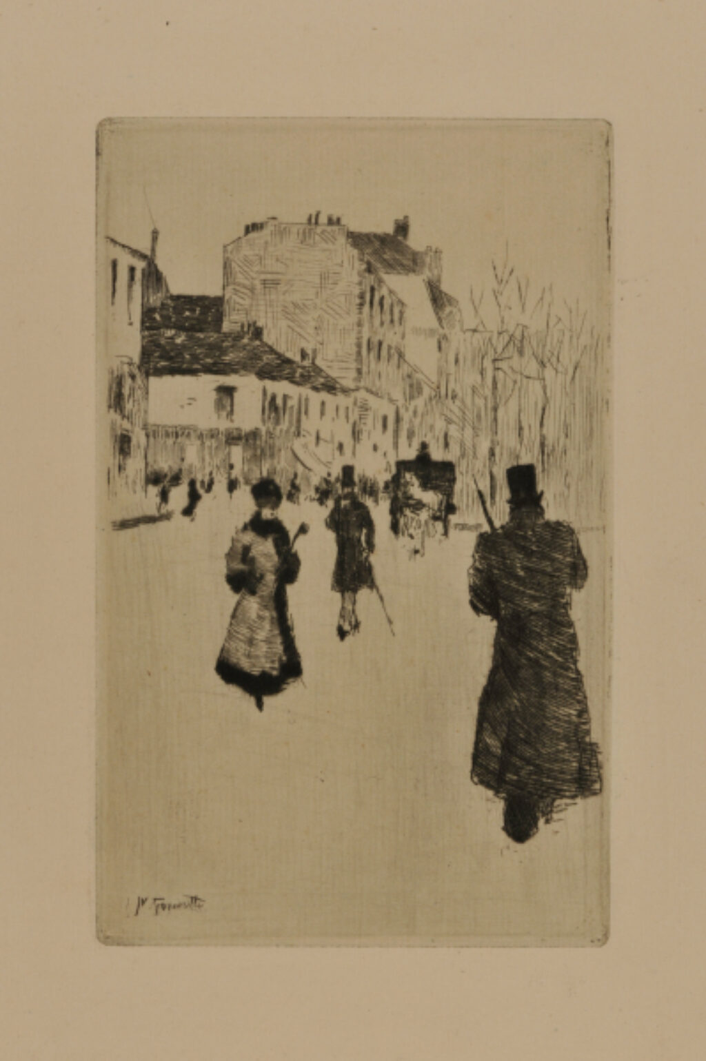 Petite vue du boulevard de Clichy