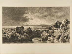 Les Roches Noires près Trouville (marée basse)