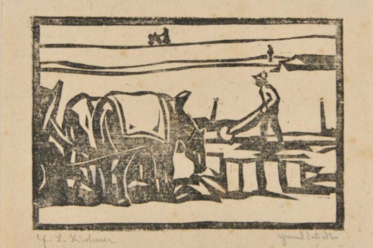 SAND WAGON NEAR THE ELBE (SANDKARRER AN DER ELBE)