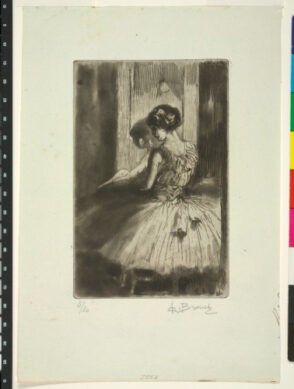 Le Maquillage (danseuse devant une glace)