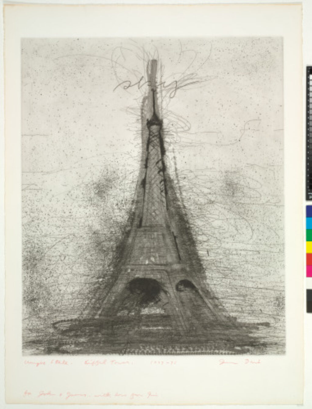 Retroussage Eiffel Tower