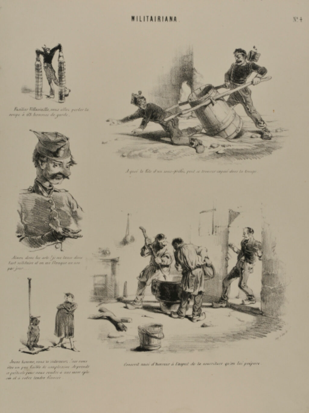 Plate 4 from the series “Militairiana”