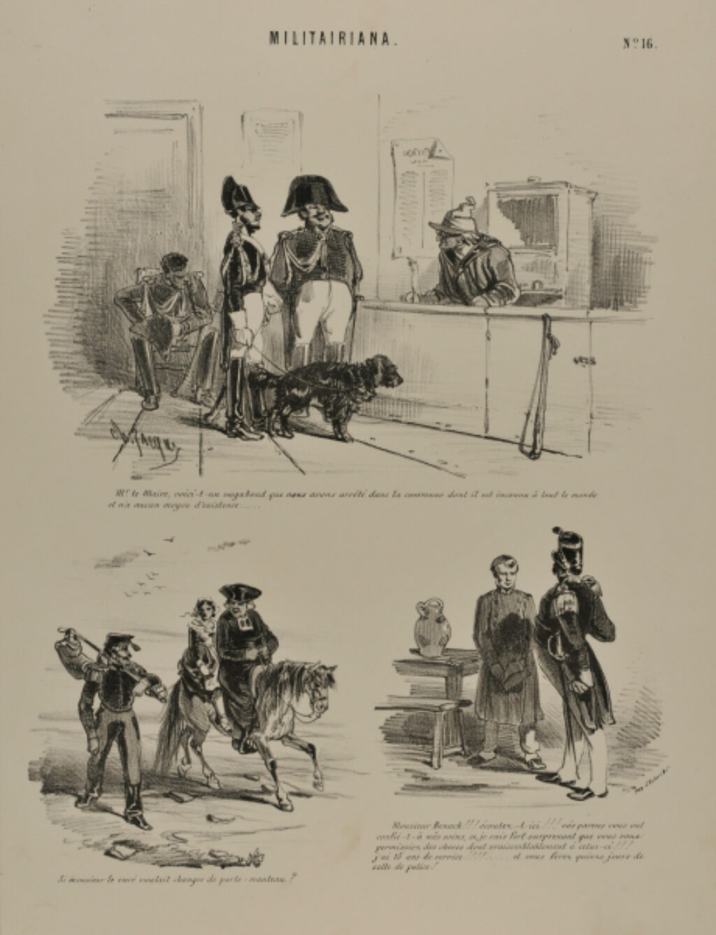 Plate 16 from the series “Militairiana”