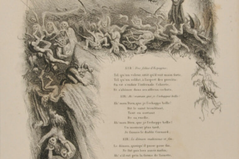 THE TEMPTATION OF ST. ANTHONY (THIRD PLATE)