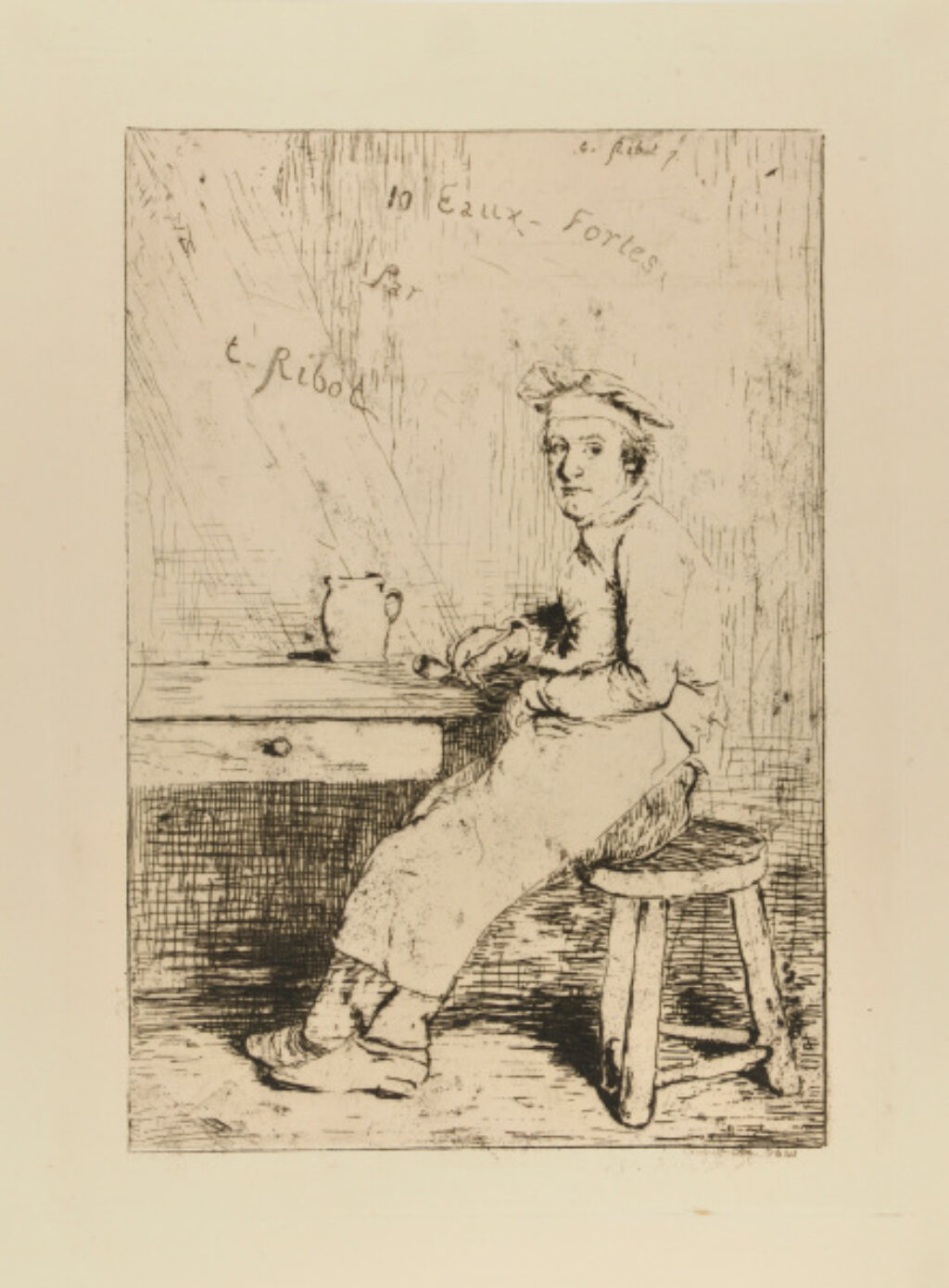 Title plate from the series “Scènes culinaires”