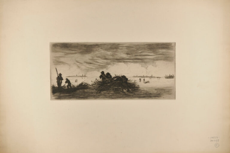 TRANSPORTING WOOD ACROSS THE ICE