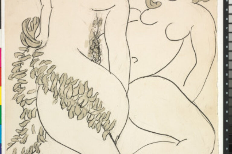 NYMPH AND FAUN (STUDY)