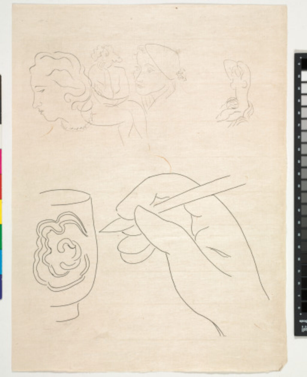 Untitled (hand and cup, published state, cancelled with remarques)