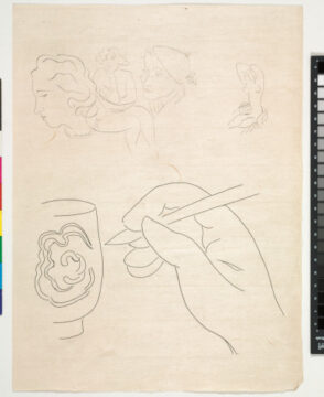Untitled (hand and cup, published state, cancelled with remarques)