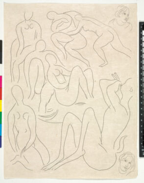 Nymphs and Faun (published state, cancelled with remarques)