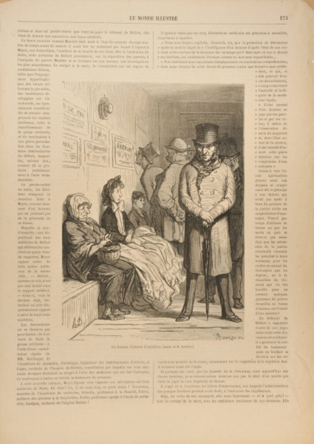 Un Bureau d’attente d’omnibus.