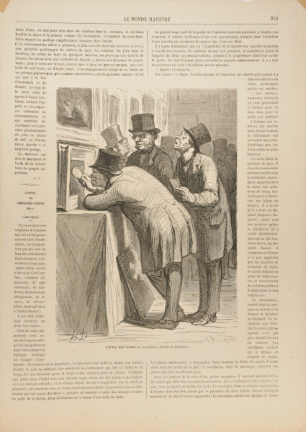 L’Hôtel des Ventes. –L’Amateur.