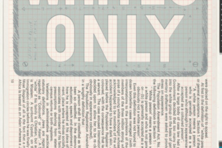 WHITES ONLY
