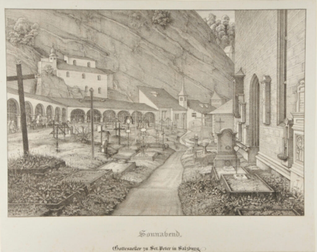 Saturday, Churchyard at St. Peter’s in Salzburg