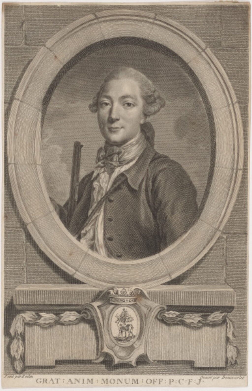 Portrait of Count Pierre-Francois de Cluzel - Image 1