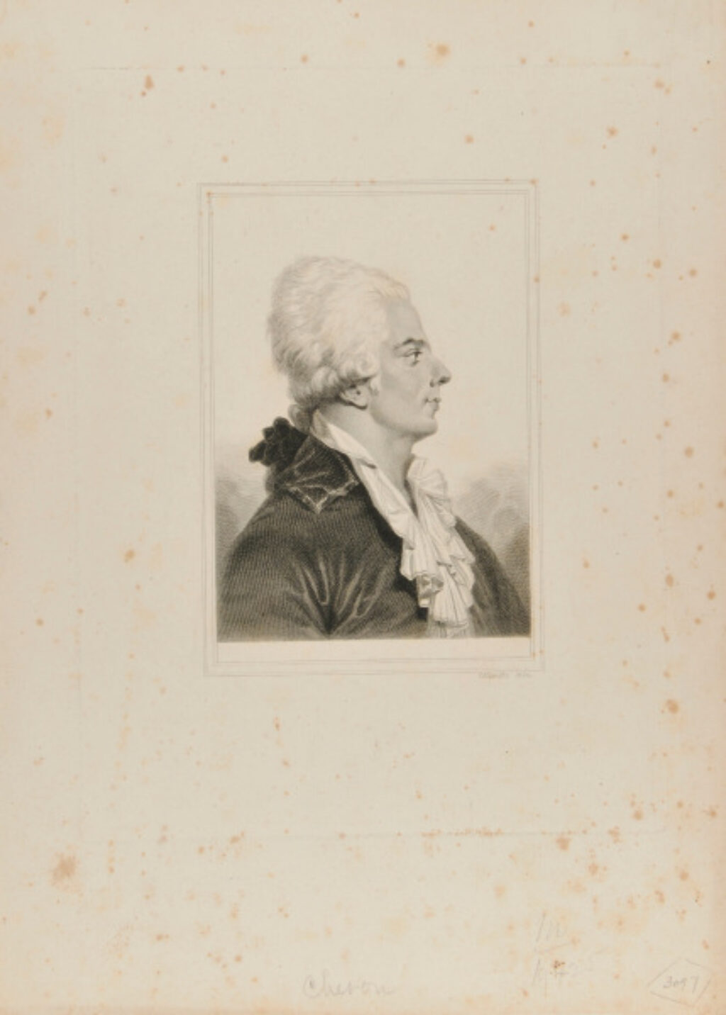Portrait of Louis-Claude Chéron de La Bruyère (?) or François Chéron (?)