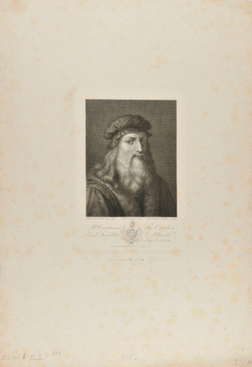 Portrait of Leonardo da Vinci