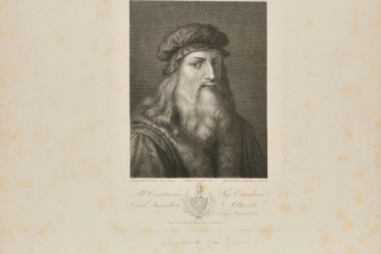 PORTRAIT OF LEONARDO DA VINCI