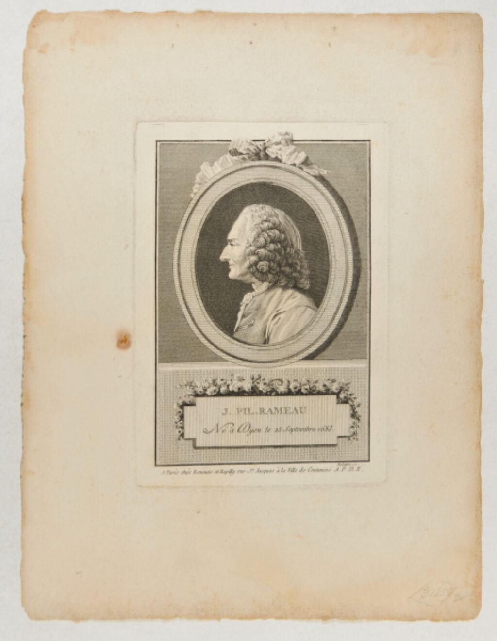 Portrait of Jean-Philippe Rameau