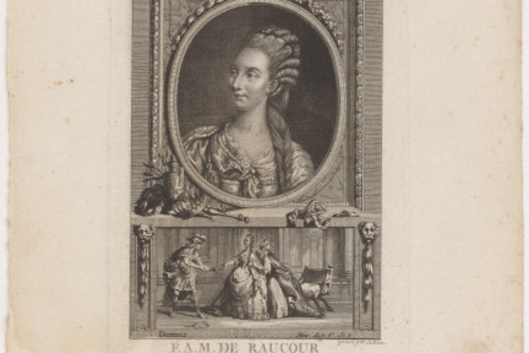 PORTRAIT OF FRANÇOIS MARIE ANTOINETTE SAUCEROTTE, KNOWN AS MADEMOISELLE RAUCOURT