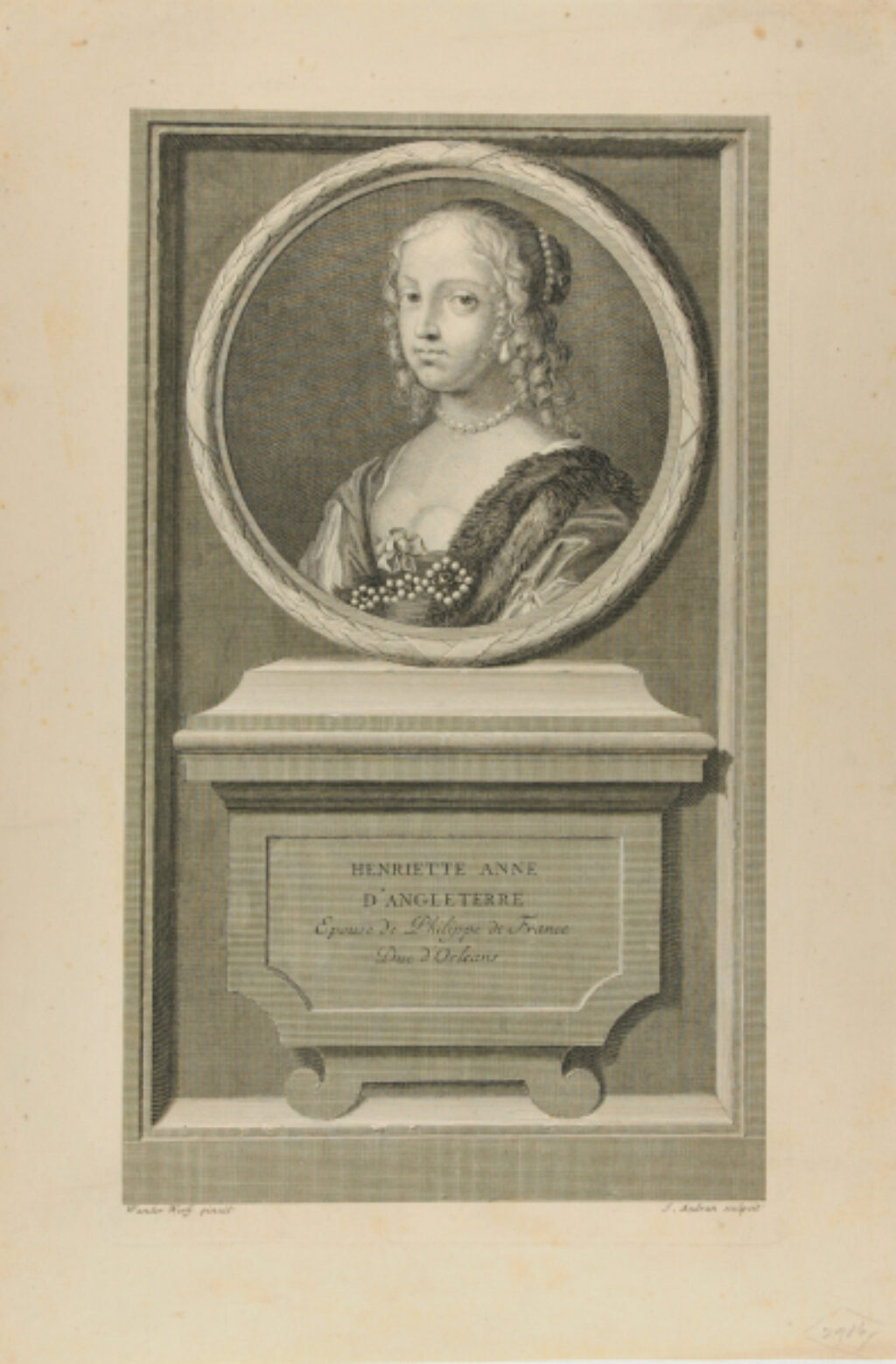 Portrait of Henrietta Anne, Duchess of Orléans - Image 2