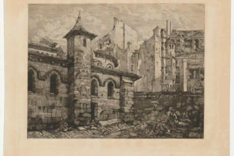 VIEW OF THE CHURCH OF SAINT-JULIEN-LE-PAUVRE