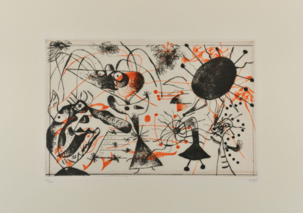 Plate 6 from the “Série noire et rouge” - Image 2