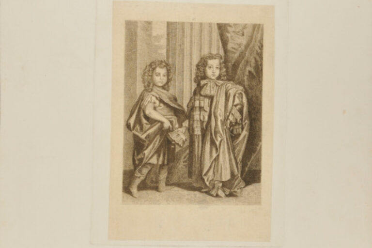 DOUBLE PORTRAIT OF CHARLES BEAUCLERK, 1ST DUKE OF ST. ALBANS, AND HIS YOUNGER BROTHER, JAMES BEAUCLERK