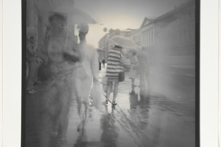 WOMAN WITH UMBRELLA, ST. PETERSBURG