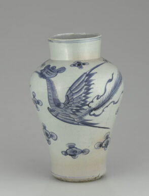Jar with Phoenix Design