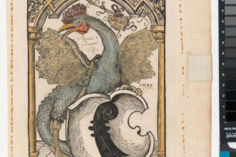 BASILISK SUPPORTING THE ARMS OF THE CITY OF BASEL