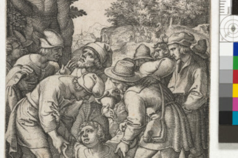 JOSEPH BEING SUNK INTO A WELL