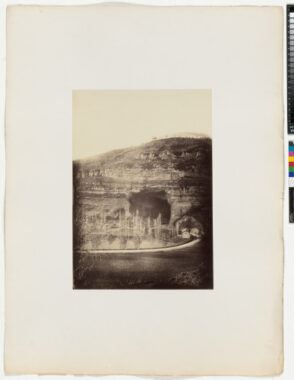 Route impériale no. 119, de Carcassone à Saint-Girons. Travaux de rectification des cotes de Baudet, par la grotte naturelle de l’Arize ou du Mas-d’Azil