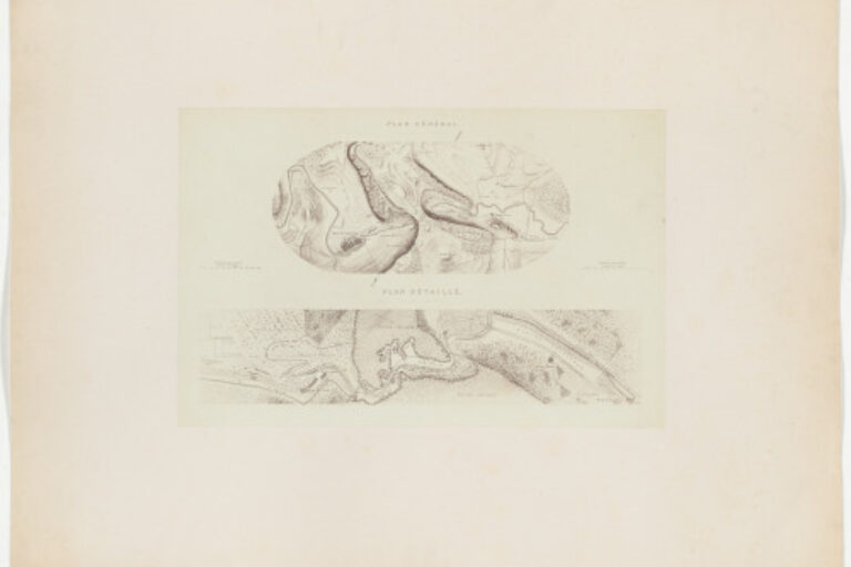 ROUTE IMPÉRIALE NO. 119, DE CARCASSONE À SAINT-GIRONS. TRAVAUX DE RECTIFICATION DES COTES DE BAUDET, PAR LA GROTTE NATURELLE DE L’ARIZE OU DU MAS-D’AZIL
