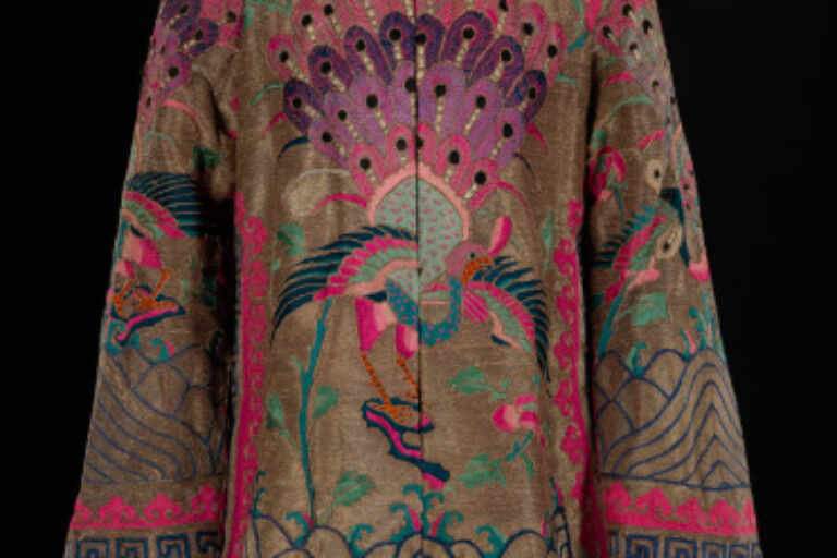 Embroidered Jacket with Phoenix