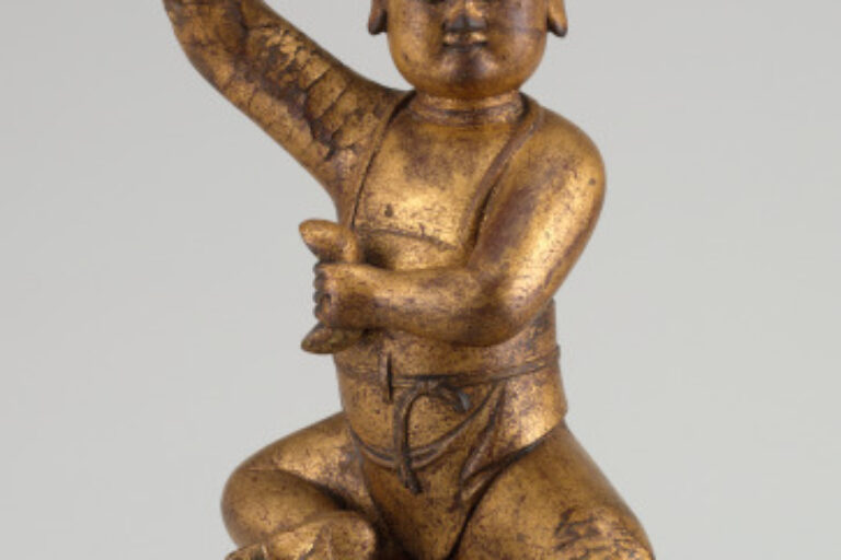 Seated Boy as Kui Xing