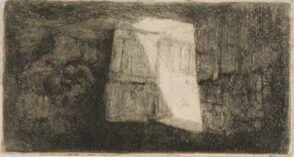 Sunlight Streaming Through an Open Door