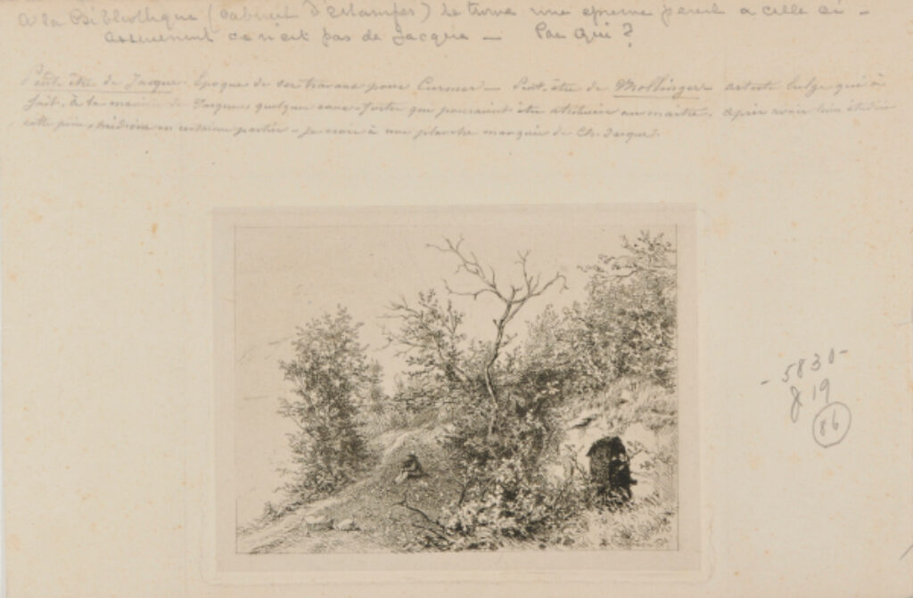 Landscape with Figure Seated on a Hillside