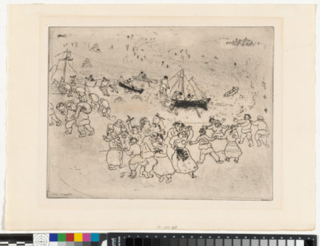 Plate LV from the series “Dead Souls”