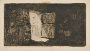 Sunlight Streaming Through an Open Door