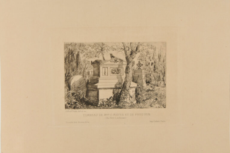 THE TOMB OF CONSTANCE MAYER AND PIERRE-PAUL PRUD'HON, PÈRE LACHAISE CEMETERY