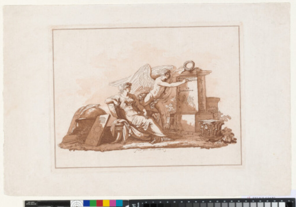 Personification of Architecture with the Genius of the Fine Arts - Image 1