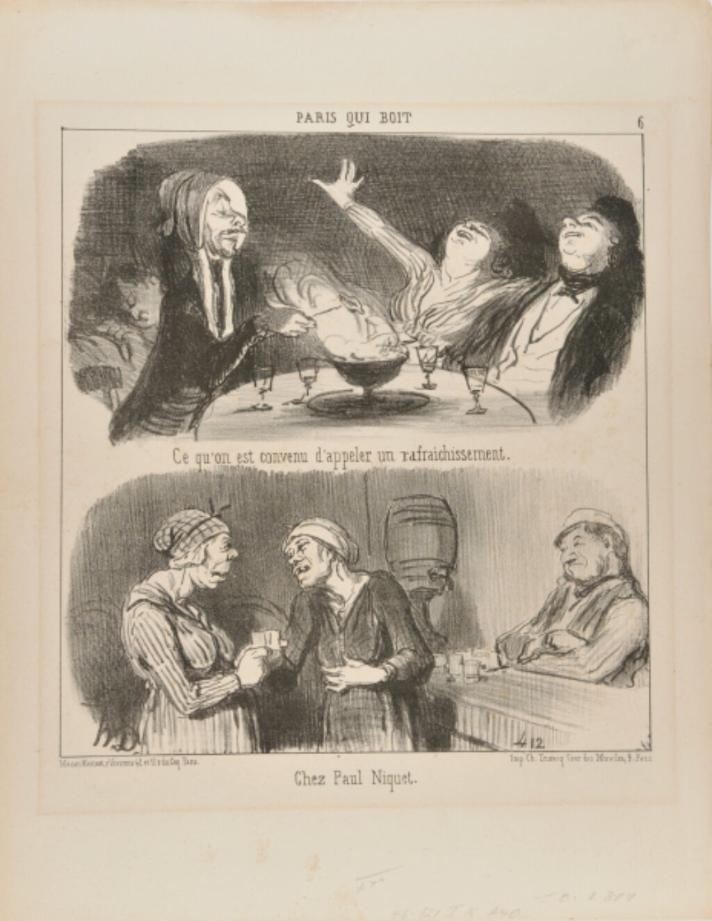 The common meaning of a refreshment. At Paul Niquet’s.