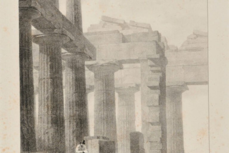 PAESTUM - VIEW OF THE TEMPLE OF APOLLO