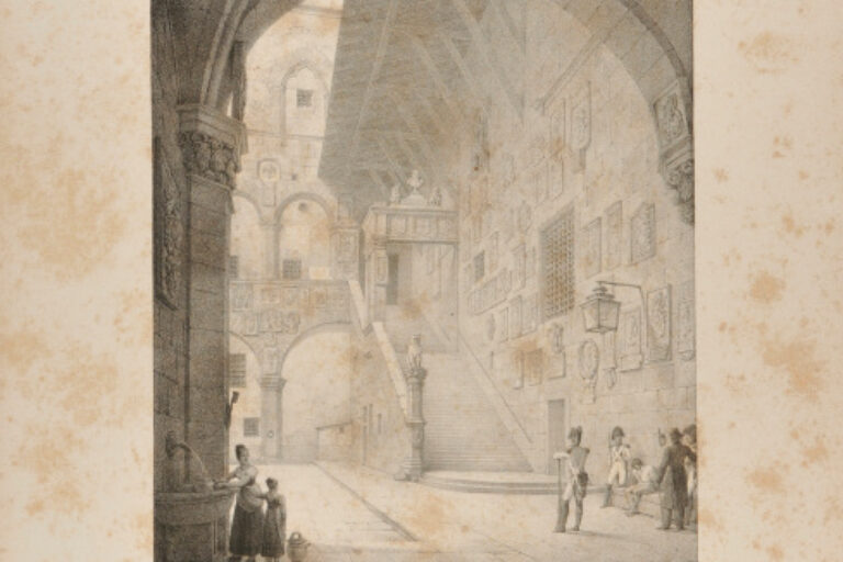 FLORENCE - INNER COURTYARD OF THE BARGELLO (PRISON)