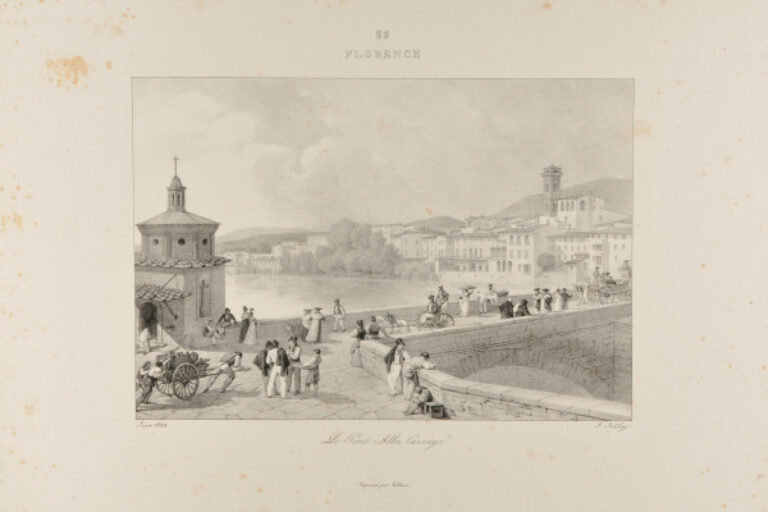 FLORENCE - VIEW OF A BRIDGE